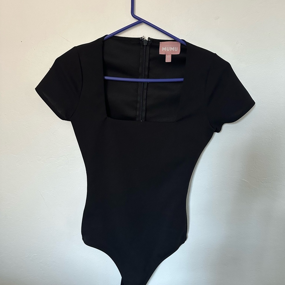Show Me Your MuMu Black Bodysuit